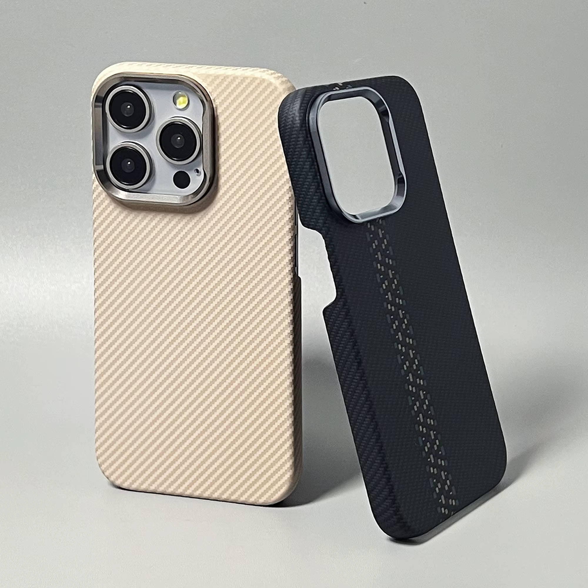 MetteL. Luxury Carbon Fiber Textured MagSafe Phone Case for iPhone 17 14 15 16 Air Pro Max | Ultra Slim | Matte | Shockproof | Back Cover